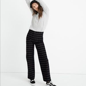 Madewell Wide-Leg Pants in Donegal Windowpane